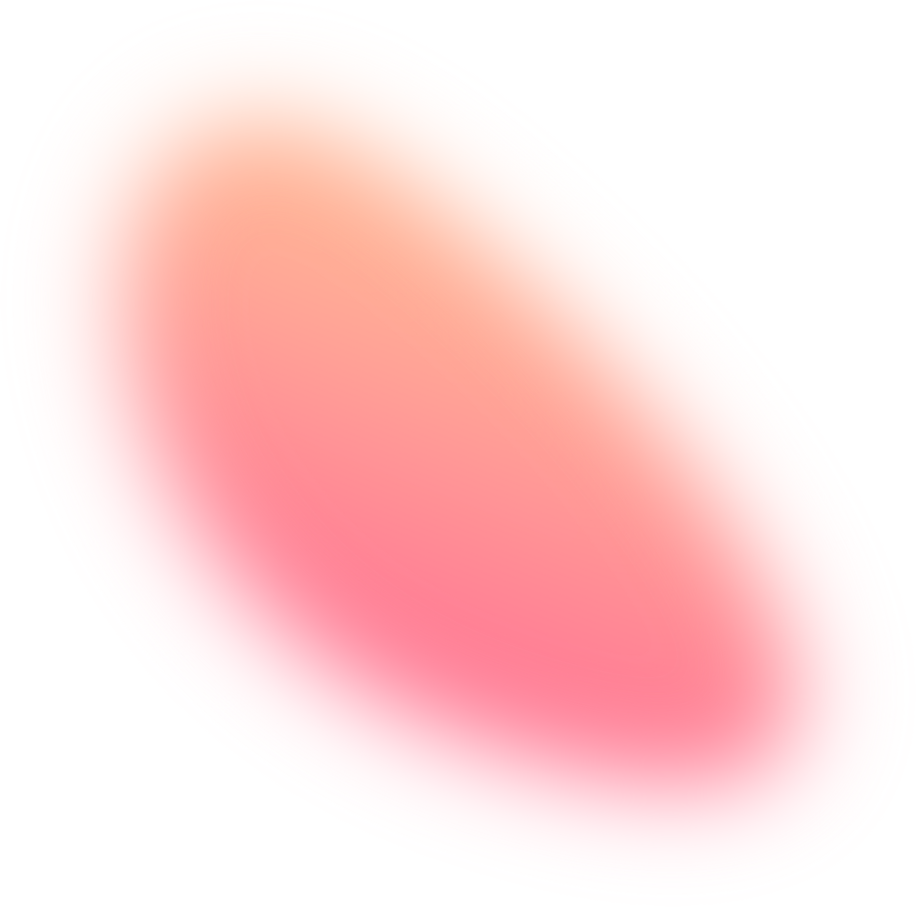 Organic blob gradient blurred illustration. Abstract Gradient transparent shape